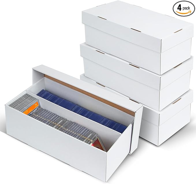 4 Pack Trading Card Storage Box by ULTRGEE