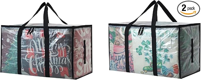 Heavy Duty 93L Stackable Storage Bins by Unknown
