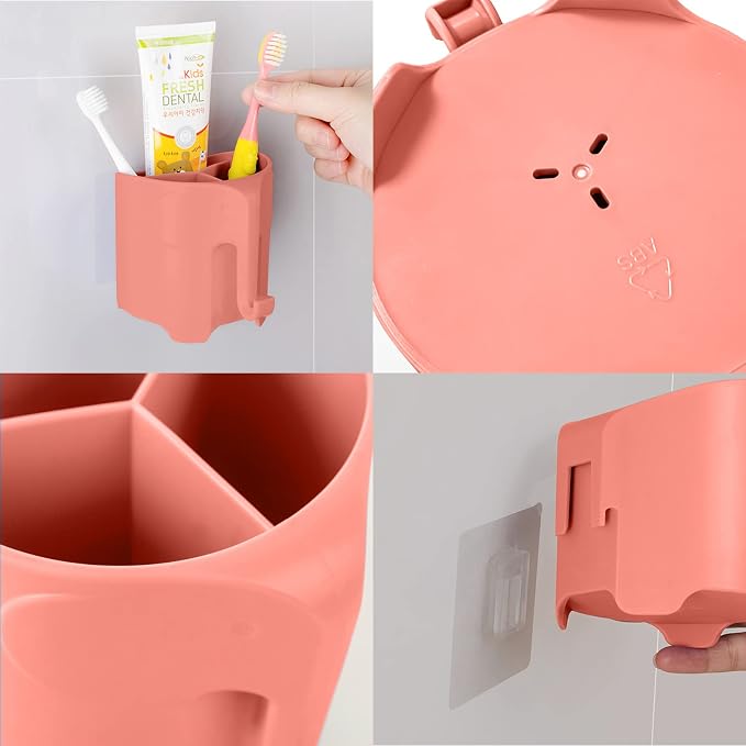Kids Toothbrush Holder, Cute Elephant Toothbrush Holders - Image 4