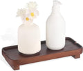 Wood Riser Small Decorative Tray Sink Soap Dish, Vanity Tray Pedestal Stand 10 by Hiitytin