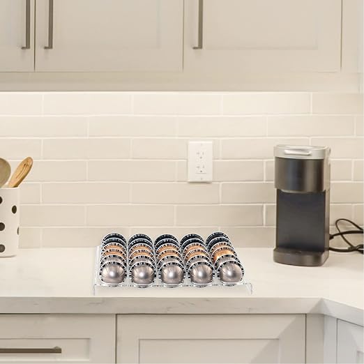 Eujgoov Coffee Capsule Storage Tray 25 Pods Holder Drawer - Image 4