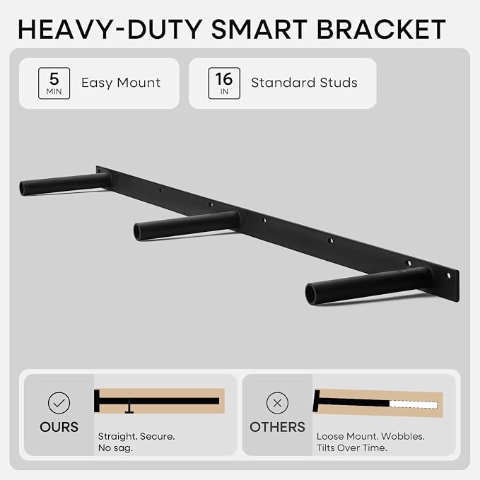 Homeforia 60 inch Natural Floating Shelf, High End Solid Real Wood 60inch Small - Image 5
