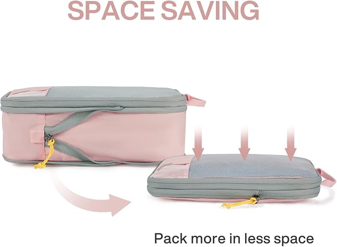 BAGSMART 6 Set /4 Set/2 Set Compression Packing Cubes - Image 4