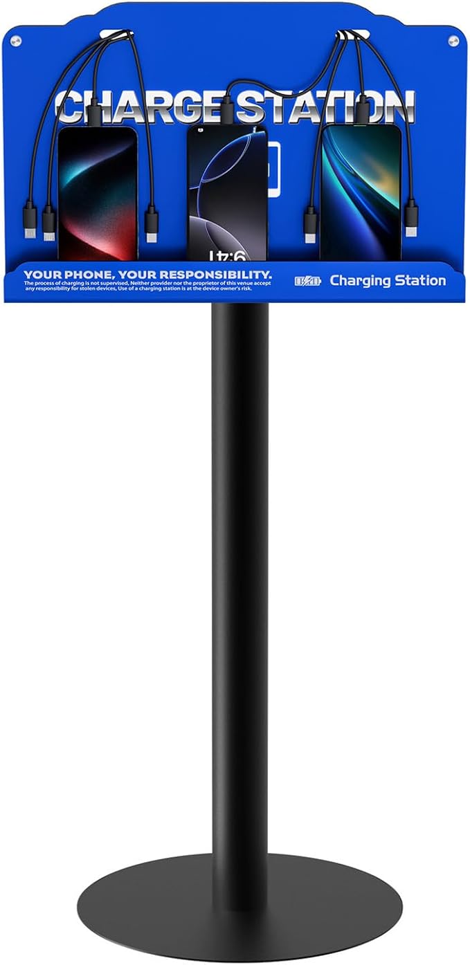 Floor Standing Cell Phone Charging Station by Unknown