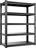5-Tier Garage Storage Rack 35”D X 17.7”W X 72”H 2500LBS Capacity Industrial by cynnda