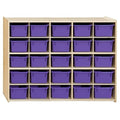 Contender 25 Trays Birch Hardwood Shelving Unit by Contender
