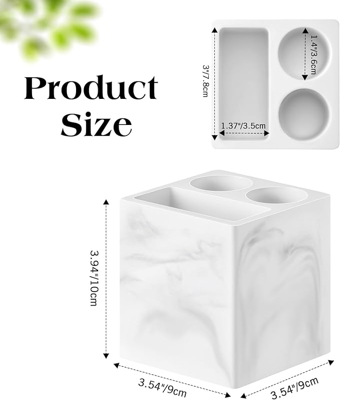 Luxspire Toothbrush Holder, 3 Slots Fast Drying Tooth Brush Holder - Image 5