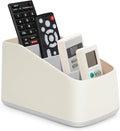 Remote Control Holder with 4 Compartments, TV Remote Caddy/Box/Tray Organizer by DESONAUT