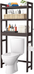 Homykic Over The Toilet Storage, Bamboo 3-Tier Over-The-Toilet Space Saver by Homykic