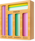 Food Storage Bag Organizer for Kitchen Drawer — Bamboo Plastic Bag