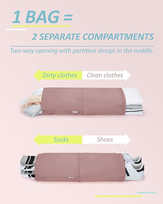 BAGSMART 6 Set /4 Set/2 Set Compression Packing Cubes - Image 4