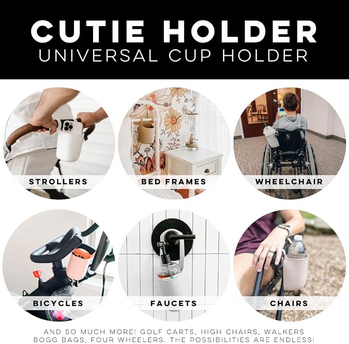 Ryan & Rose Cutie Holder Universal Stroller Cup Holder) - Image 2