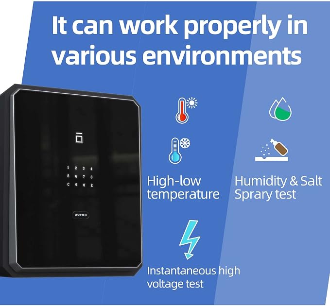 Home Safe, Fingerprint Password Safe Box - Image 7