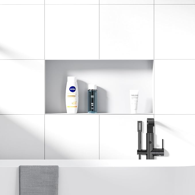 Stainless Steel Shower Niche 24" X 12", No Tile Needed Wall Niche Shower - Image 6