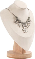 Coward Bamboo Necklace Display Chain Bust Stand Holder by FocusOnJewelryDisplay15yrs