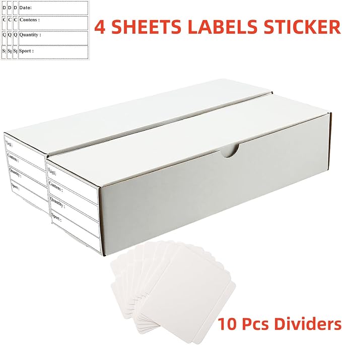 Trading Card Storage Box, Labels - Image 5