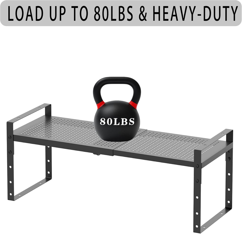 Expandable & Stackable Metal Shoe Rack, Thickened Steel, Heavy-Duty