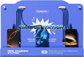 8-Port Wall Mounted Charging Station by Unknown