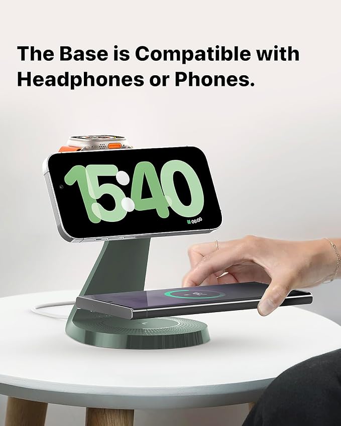 3 in 1 Charging Station for Apple Devices, Mag-Safe Charger Stand Fast Charging - Image 5