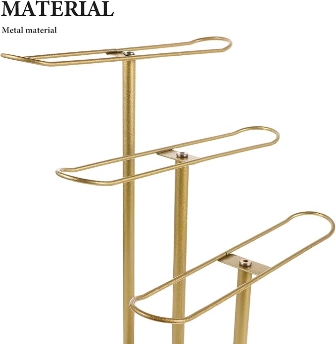 DOITOOL Headband Holder Organizer Metal Hairband Rack 3-Layer Hair Hoop Display - Image 3