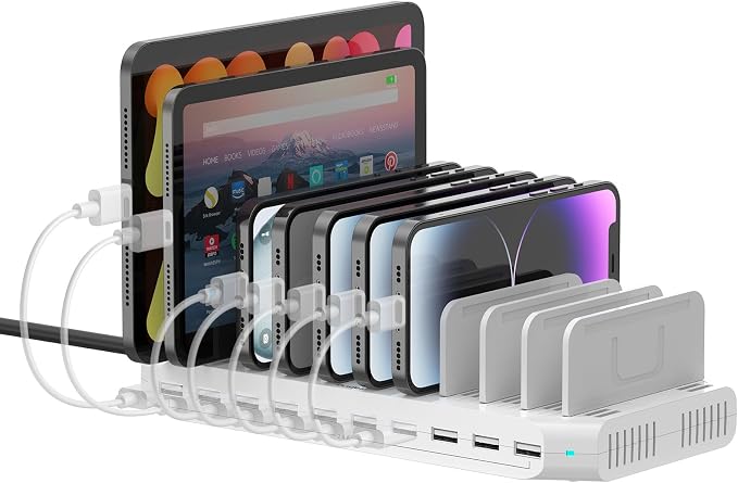60W 10 Ports USB Charging Station by SuidekDirect