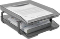 Acrimet Traditional 2 Tier Letter Tray, Front Load Design, A4 Letter Size by Organizingyourlife