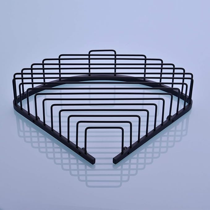304 Stainless Steel Shower Caddy Corner Basket Shelf Bathroom Organizer Wall - Image 4