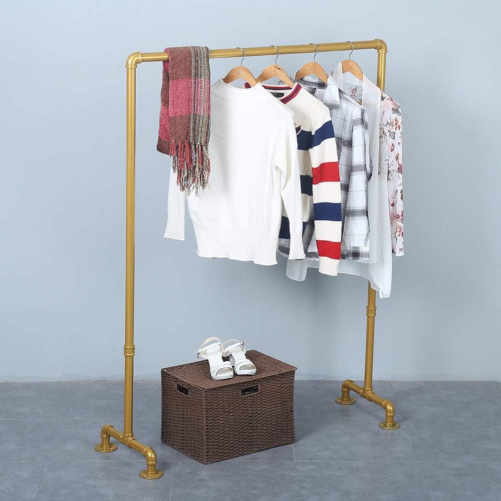 Industrial Pipe Clothing Rack,Clothes Rack For Hanging Clothes,Garment