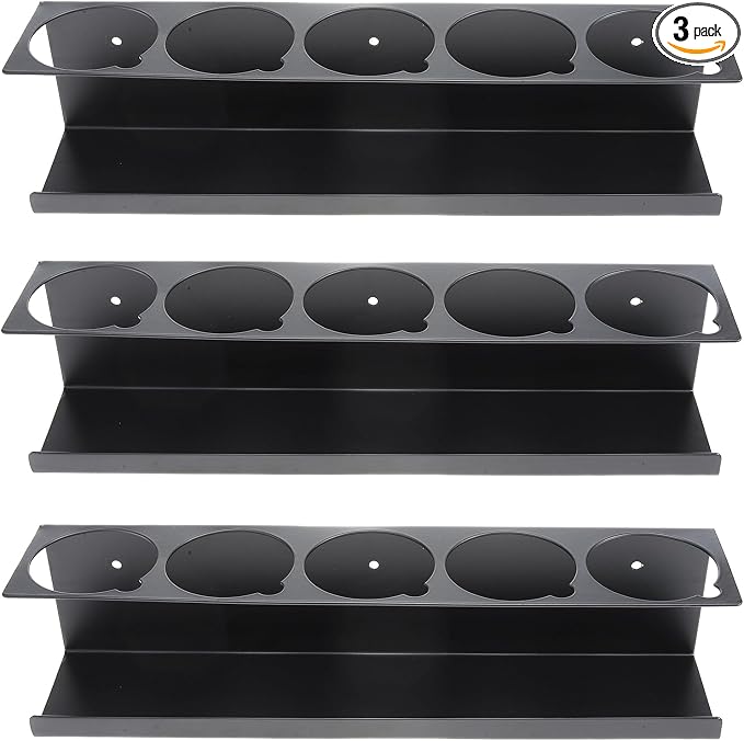 RealPlus Aerosol Spray Can Holder Rack Organizer, 5 Can Spray Bottle Holder by RealPlus
