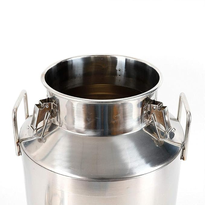 Stainless Steel Milk Can Heavy Duty Milk Jug Milk Bucket Water Jug Ice Bucket - Image 7