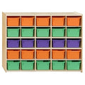 Contender 25 Tray Storage with Assorted Pastel Trays, Kids Cube Locker Shelving by Contender