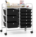 Giantex 9 Drawers Rolling Cart, Classroom Organizers, Storage Cart by Giantex