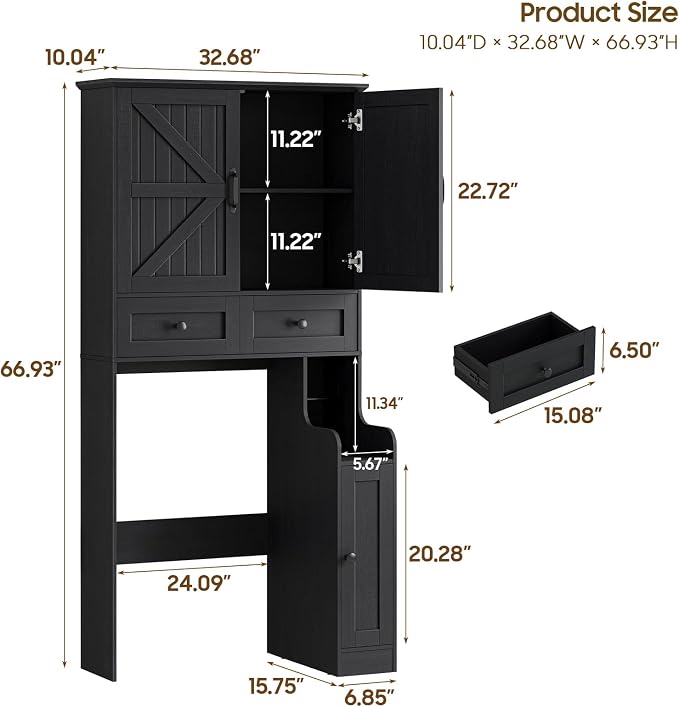 Over The Toilet Storage Cabinet, Storage Cabinet Over Toilet - Image 2