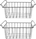 2PCS Freezer Organizer Bins, Steel Wire Freezer Basket by Unknown