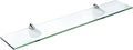 Spancraft Glass O-12x21-Chrome Oriole Glass Shelf by Spancraft