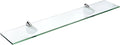 Spancraft Glass O-4.75x36-Chrome Oriole Glass Shelf, 4.75" x 36" by Spancraft