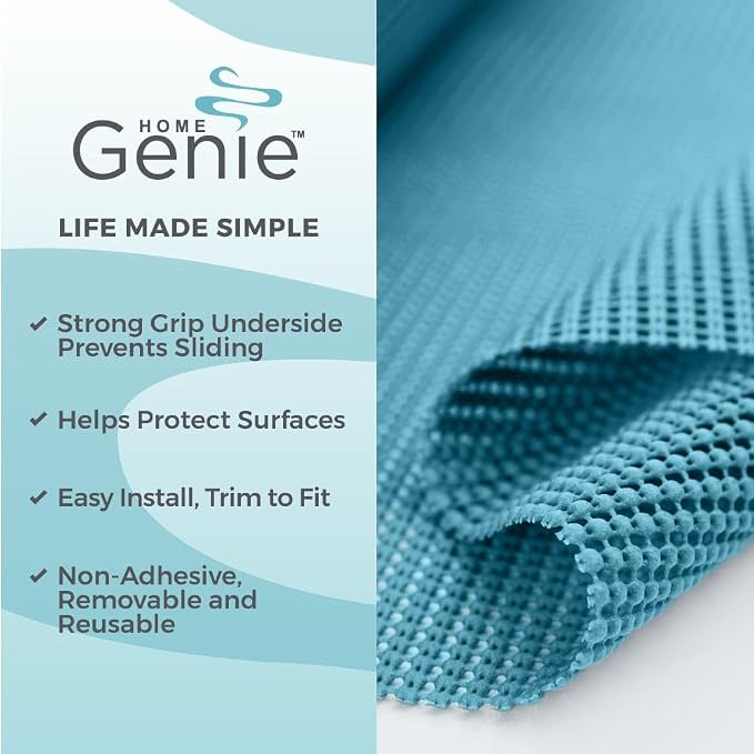 HOME GENIE Shelf Drawer and Cabinet Liner, Durable - Image 2