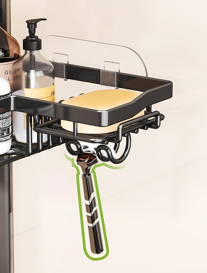 Corner Shower Caddy with Soap Holder, 2 Pack Stainless Steel Corner Shower - Image 5