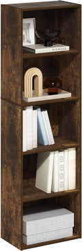 Furinno LUDER Book Shelf, 5-Cube Bookshelf, Bookcase by Furinno-FitsYourSpaceFitsYourBudget