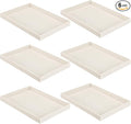 Quelay 6 Pcs Velvet Stackable Jewelry Tray Showcase Display, Jewelry Organizer by Unknown