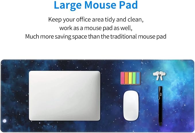 Gaming Mouse Pad, Large Non-Slip Rubber Base Mousepad, Keyboard Mouse Mat - Image 8
