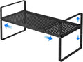 Expandable Cabinet Shelf Organizers, Kitchen Small Stand Rack Organization by KIKIBRO