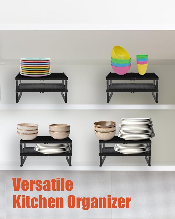 Adjustable Lokcer/Cabinet Organizer Shelf， Adjustable Width and Height - Image 5