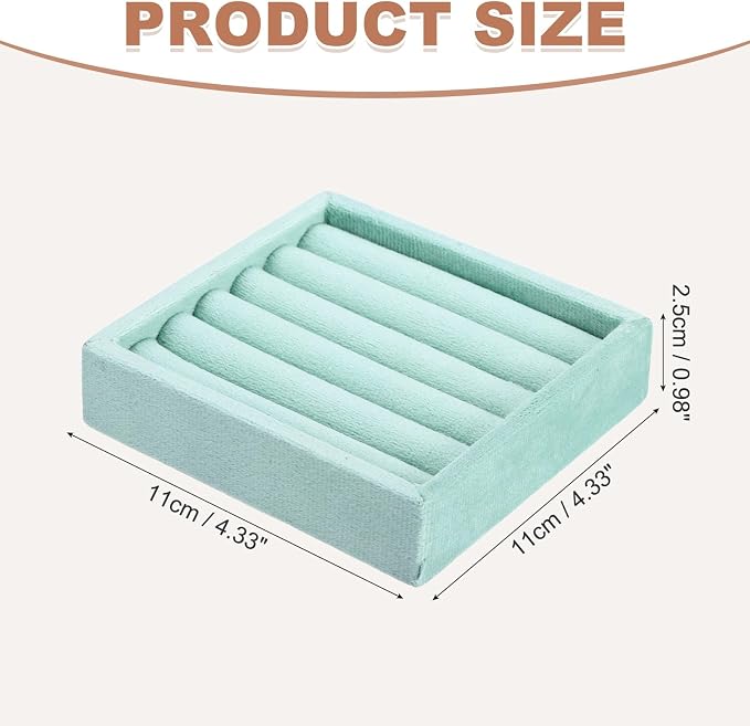 uxcell Stackable Jewelry Storage Tray, Jewelry Tray Drawer Organizer, Small - Image 2