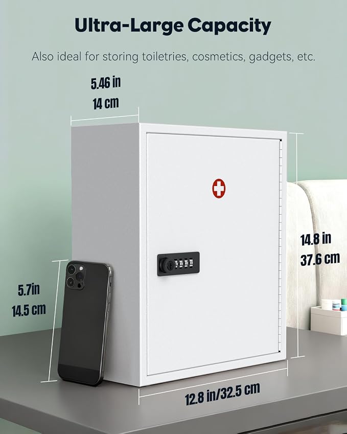 Uniclife Wall Mount Medicine Cabinet - Image 2