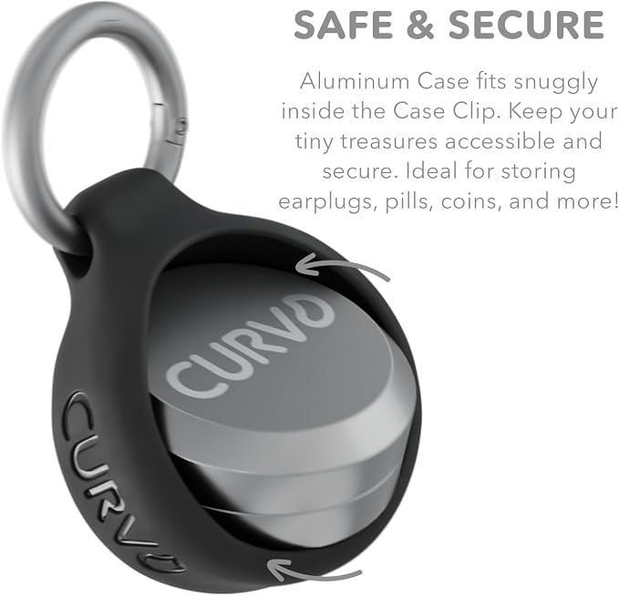 CURVD Premium Carrying Case – Durable Travel Keychain Container, Medicine Pill - Image 4