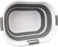 SAMMART 30L Collapsible Plastic Laundry Basket by SAMMART