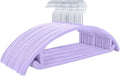 MIZGI Premium Velvet Hangers 50 Pack Heavyduty- Non Slip No Shoulder Bump Suit by MIZGI