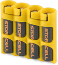 Storacell by Powerpax Slimline AAA Battery Storage Caddy, Holds 4 Batteries by Storacell