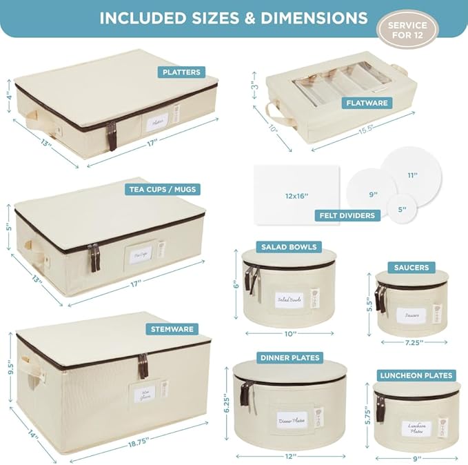 Hard Shell China Storage Containers 8-Piece Set Moving Boxes - Image 3